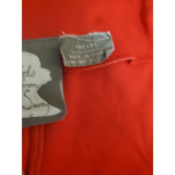 Girls From Savoy Anthropologie Red and Blue Colorblock Ponte Knit Dress Size 12 - Picture 6 of 11